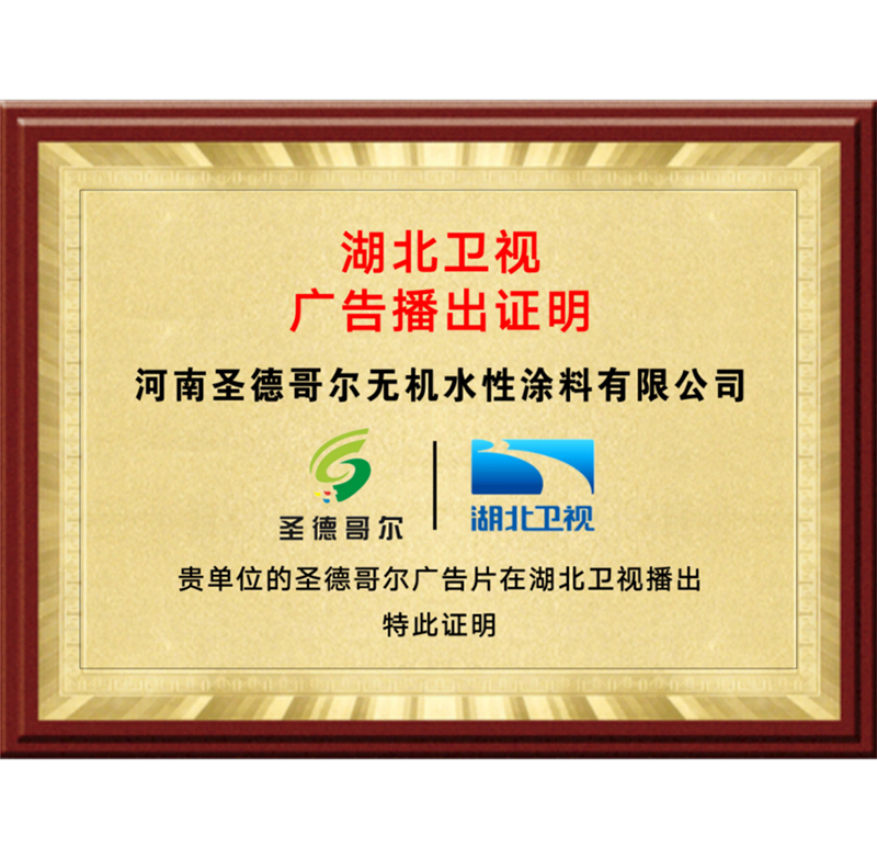湖北卫视广告播出证明